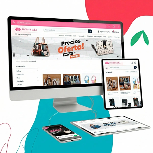 Diseño de Página Flor de Asa